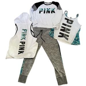 VS Pink sweatsuit bundle SizeL